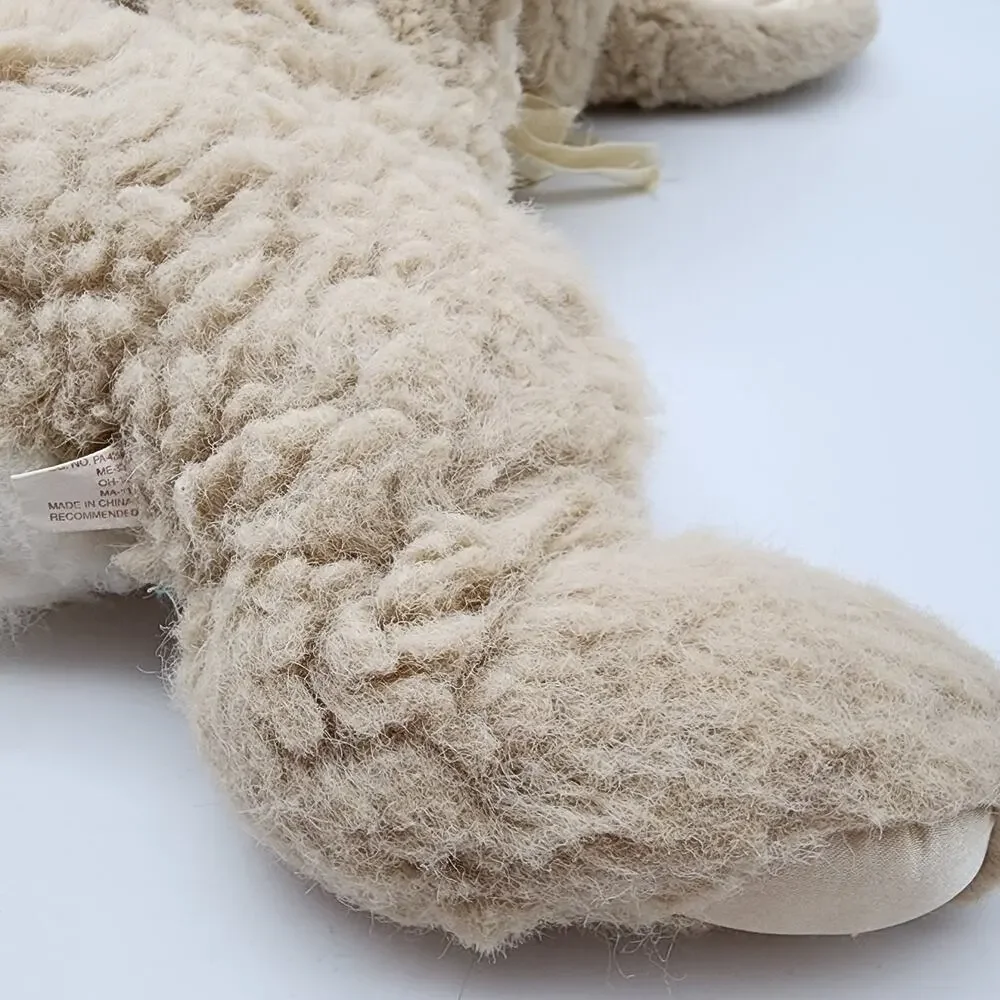 Vintage Aurora Beige Floppy Bunny Rabbit Stuffed Plush 12